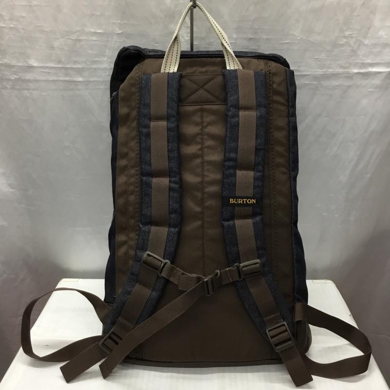 バートン BURTON リュックサック、デイパック リュックサック、デイバッグ デニム バックパック ロゴ、文字 インディゴ / インディゴ / メンズ USED 古着 中古 10121498
