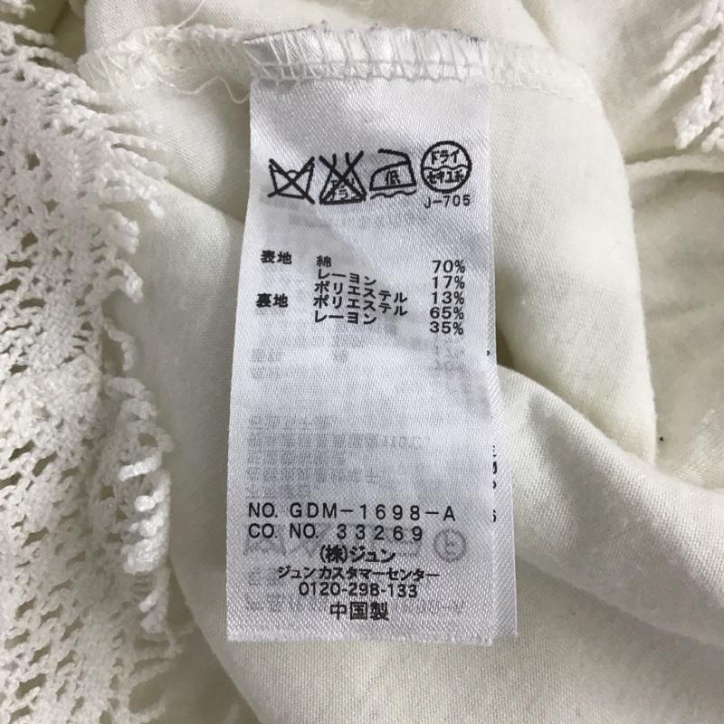 ロペピクニック ROPE PICNIC カットソー 半袖 38 無地 白 / ホワイト / レディース USED 古着 中古 10136844