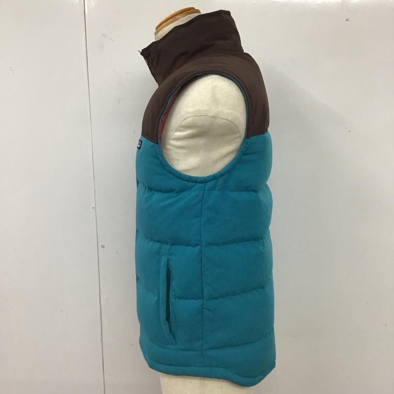 パタゴニア patagonia ベスト ベスト 27586fa14 ダウンベスト ノースリーブ アウター 前ボタン S ロゴ、文字 マルチカラー / マルチカラー / メンズ USED 古着 中古 10119998