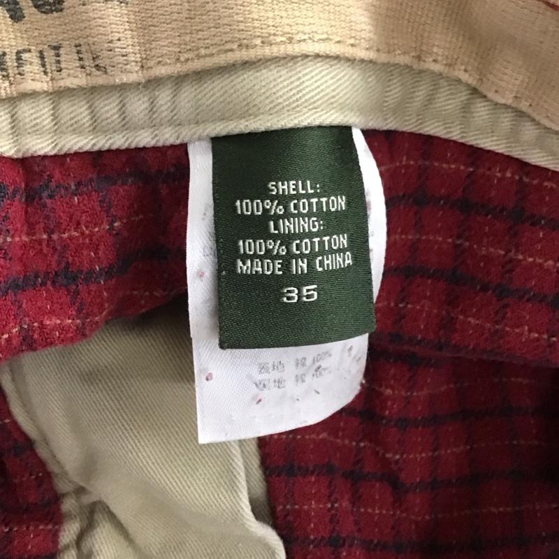 エディーバウアー Eddie Bauer パンツ ワークパンツ、ペインターパンツ ワークパンツ ワイドパンツ カジュアルパンツ カーゴパンツ 35インチ 無地 ベージュ / ベージュ / メンズ USED 古着 中古 10141019