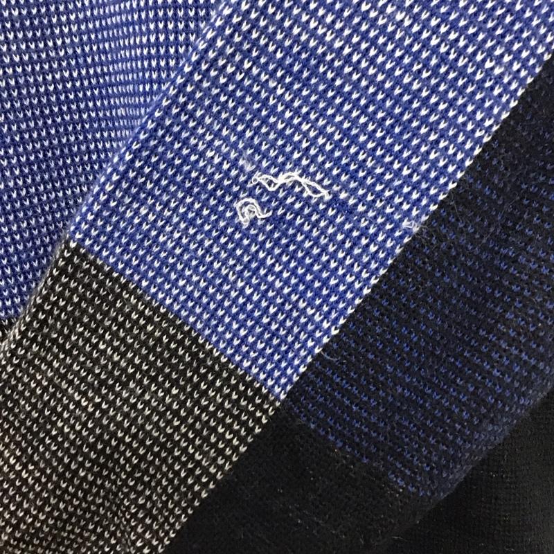 ビームスゴルフ BEAMS GOLF ニット、セーター 長袖 長袖ニットカットソー Vネック セーター M チェック マルチカラー / マルチカラー / レディース USED 古着 中古 10135442