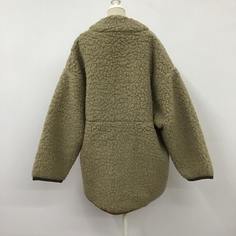 古着 USED コート コート一般 EAZ5022307A0001 ヴィンテージボア ビッグカーディガン SUMI STYLE タグ付き FREE 無地 ベージュ / ベージュ / レディース USED 古着 中古 10121872