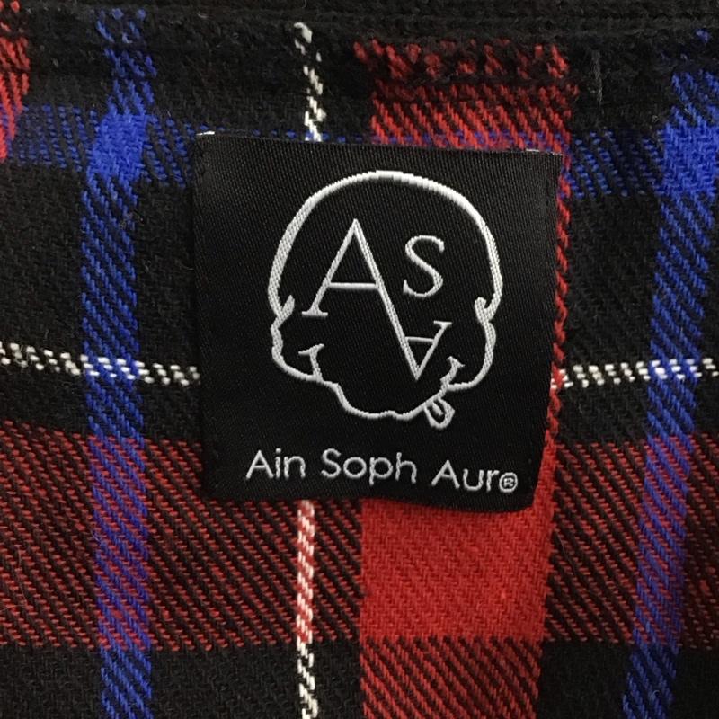 アインソフ AINSOPH カーディガン 長袖 長袖カーディガン 長袖カットソー ノーカラージャケット 前開カーディガン ロゴ、文字 マルチカラー / マルチカラー / メンズ USED 古着 中古 10124677