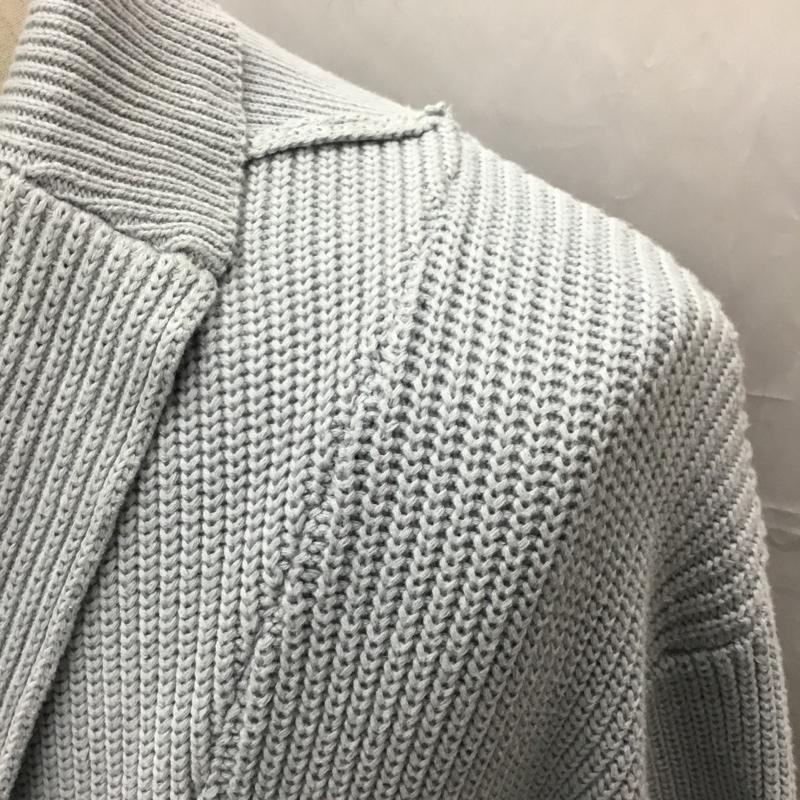 スコッチアンドソーダ SCOTCH&SODA カーディガン 長袖 長袖ニットカーディガン リブニットカーディガン 前ボタン XL 無地 青 / ブルー / メンズ USED 古着 中古 10108716