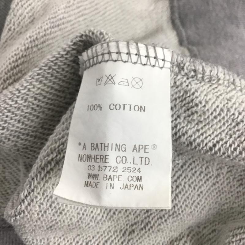 アベイシングエイプ A BATHING APE トレーナー 半袖 スウェット TERIYAKI BOYZ TERIYAKI SOURCE L ロゴ、文字 灰 / グレー / メンズ USED 古着 中古 10133566