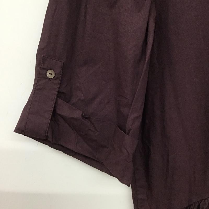 ザラ ZARA ワンピース ひざ丈スカート L 無地 紫 / パープル / レディース USED 古着 中古 10139540