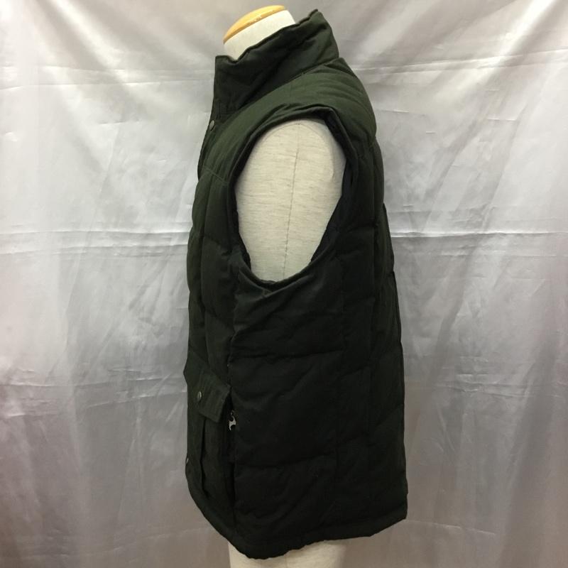 エルエルビーン L.L.Bean ベスト ベスト DBM2 ダウンベスト S ロゴ、文字 緑 / グリーン / X ダークブラウン / ダークブラウン / メンズ USED 古着 中古 10111395