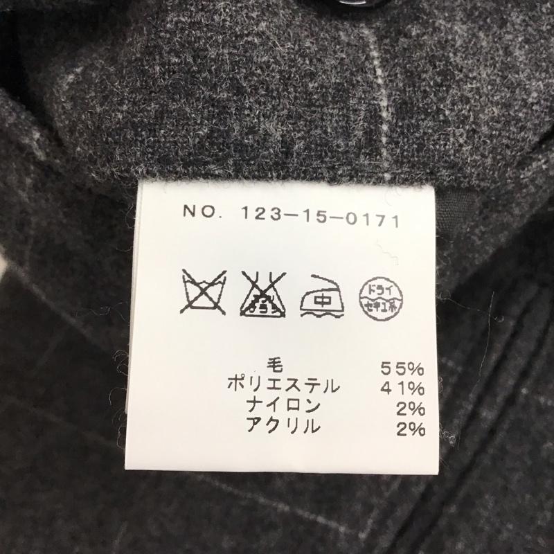 シップスジェネラルサプライ SHIPS GENERAL SUPPLY パンツ スラックス スラックス ワイドパンツ カジュアルパンツ ストレートパンツ チェックパンツ M チェック 灰 / グレー / メンズ USED 古着 中古 10107259