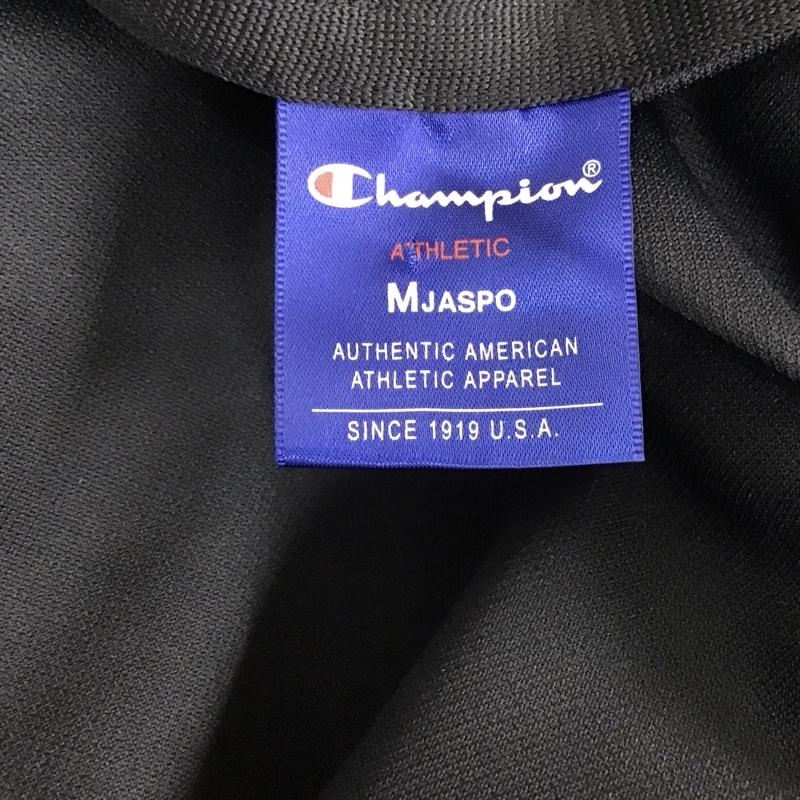 チャンピオン Champion ジャケット、上着 ジャンパー、ブルゾン cw1520 スポーツウェアー ウォームアップジップアップパーカー M ロゴ、文字 黒 / ブラック / メンズ USED 古着 中古 10119036