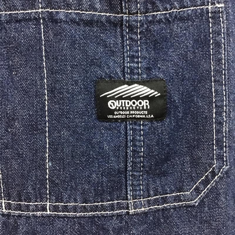 アウトドア OUTDOOR サロペット・オーバーオール サロペット、オーバーオール 201217021 プロダクツ オーバーオール デニムオーバーオール オールインワン XL 無地 インディゴ / インディゴ / メンズ USED 古着 中古 10118254