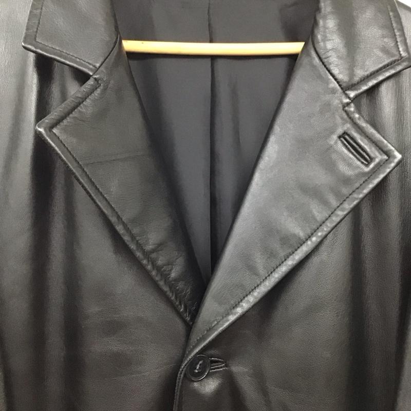 古着 USED コート コート一般 羊革 L 無地 黒 / ブラック / メンズ USED 古着 中古 10134444