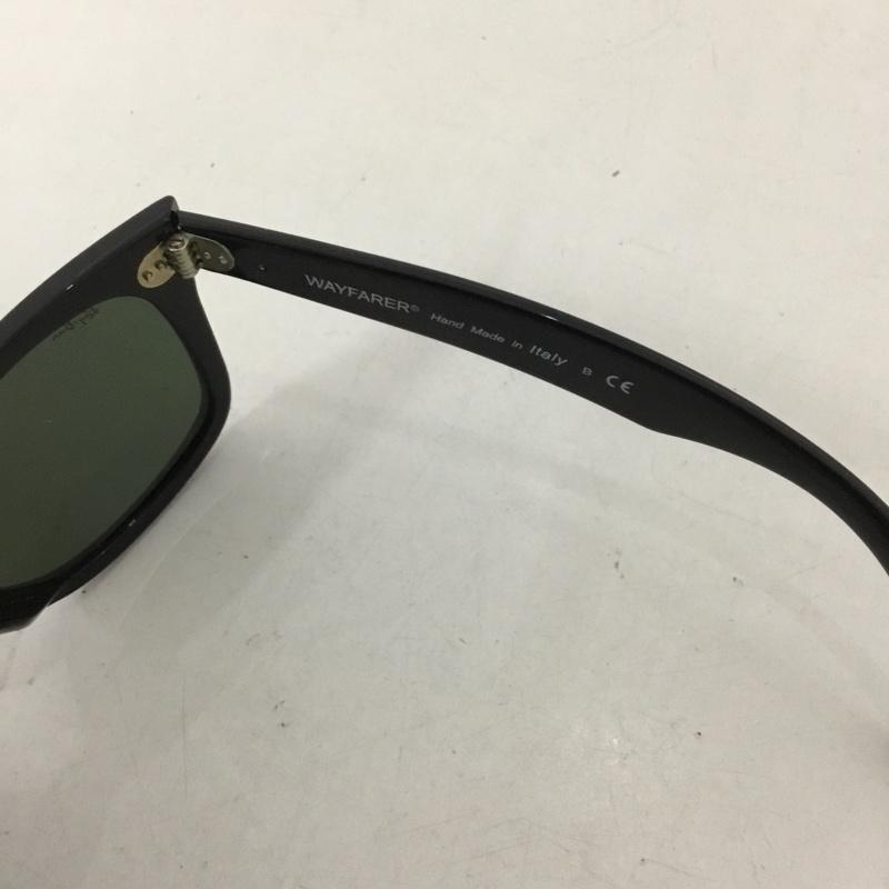 レイバン Ray-Ban めがね・サングラス サングラス RB2140-F WAYFARER カラーレンズ ケース付き ロゴ、文字 黒 / ブラック / メンズ USED 古着 中古 10129420