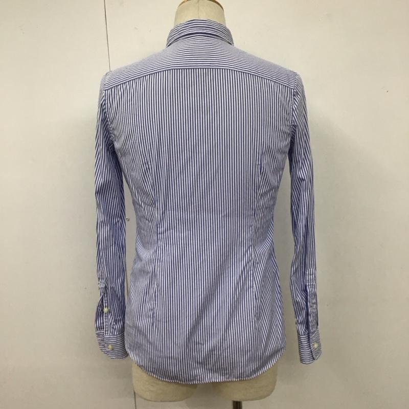ポロラルフローレン POLO RALPH LAUREN シャツ、ブラウス 長袖 長袖シャツ カラーシャツ ストライプシャツ 長袖カットソー 6 ストライプ 白 / ホワイト / X 水色 / ライトブルー /  メンズ USED 古着 中古 10110774