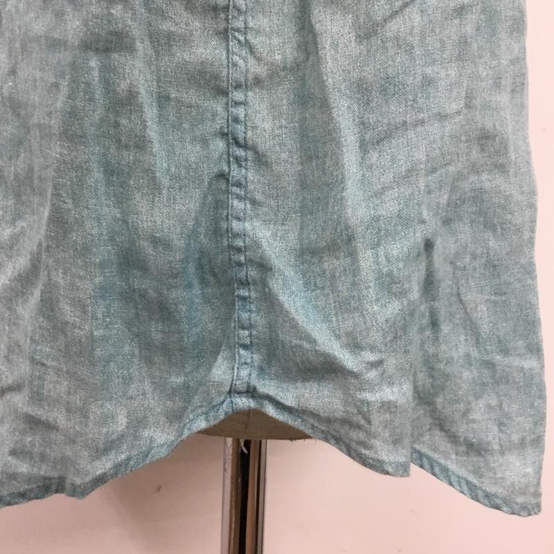 アルマーニコレッツォーニ ARMANI COLLEZIONI シャツ、ブラウス 長袖 長袖シャツ カラーシャツ ボタンダウンシャツ 長袖カットソー XL 無地 青 / ブルー /  メンズ USED 古着 中古 10110042