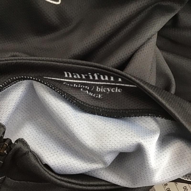 ナリフリ narifuri カットソー 半袖 nfpk-01 サイクルジャージ 半袖カットソー ポケモンコラボ L ロゴ、文字 黒 / ブラック / メンズ USED 古着 中古 10127983