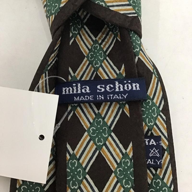 ミラ・ショーン mila schon ネクタイ ネクタイ シルク 総柄 マルチカラー / マルチカラー / メンズ USED 古着 中古 10135324