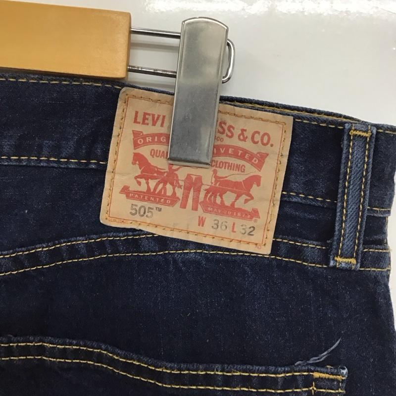 リーバイストラウスアンドコー Levi Strauss & co. パンツ デニム、ジーンズ デニムパンツ ワイドパンツ カジュアルパンツ 36インチ 無地 インディゴ / インディゴ / メンズ USED 古着 中古 10132790