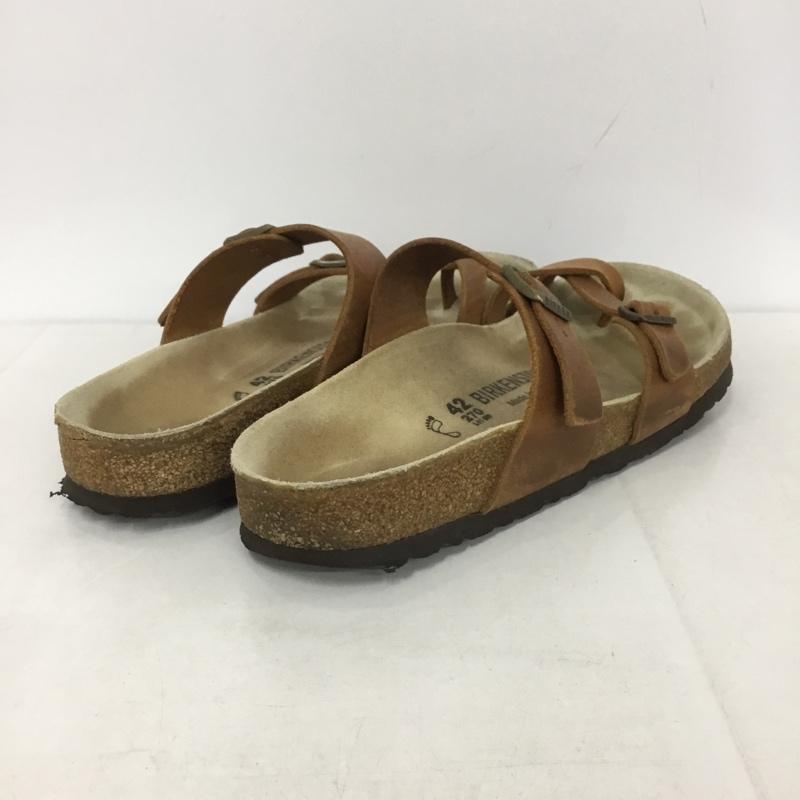 ビルケンシュトック BIRKENSTOCK サンダル サンダル マヤリ 27cm 42 27.0cm 無地 茶 / ブラウン / メンズ USED 古着 中古 10133816