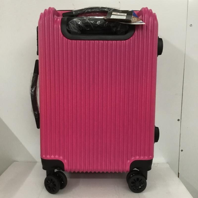 マキコーポレーション MAKI CORPORATION スーツケース、トランク スーツケース、トランク 5401-48 機内持込サイズ タグ付き キャリーケース 無地 桃 / ピンク / レディース USED 古着 中古 10132257