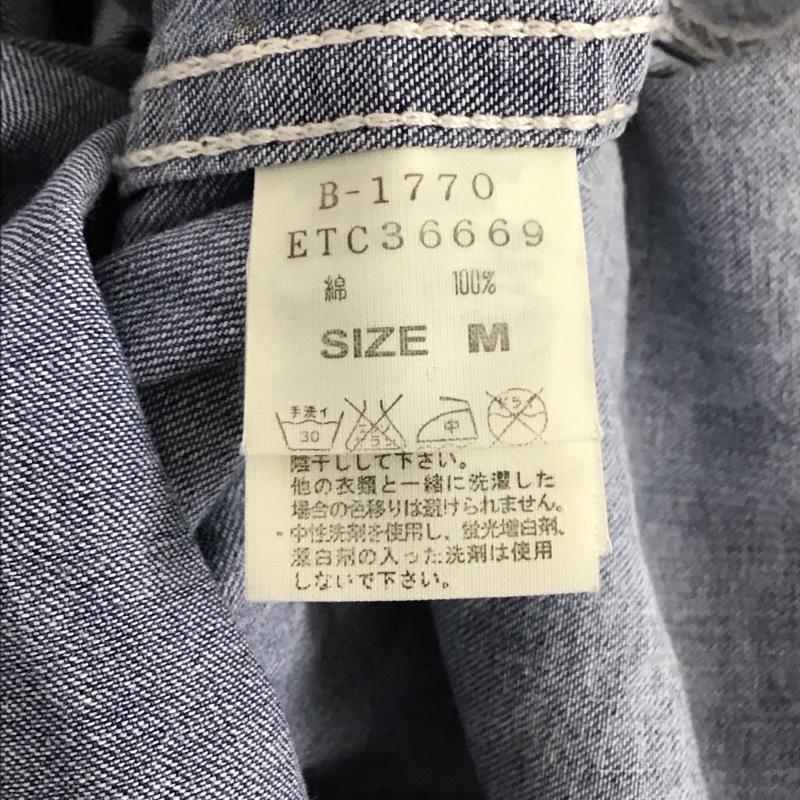 アールエヌエー RNA ワンピース ひざ丈スカート デニムシャツ ETC36669 ドクロ スカル M ロゴ、文字 青 / ブルー / レディース USED 古着 中古 10138508