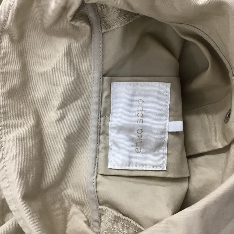 エヘカソポ ehka sopo コート コート一般 1303862 ロング丈 FREE 無地 ベージュ / ベージュ / レディース USED 古着 中古 10122459