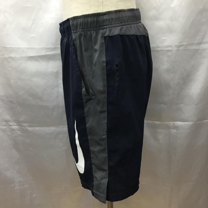 ナイキ NIKE パンツ ショートパンツ ショートパンツ ハーフパンツ カジュアルパンツ スポーツウェア XL ロゴ、文字 灰 / グレー / X 紺 / ネイビー / メンズ USED 古着 中古 10108783