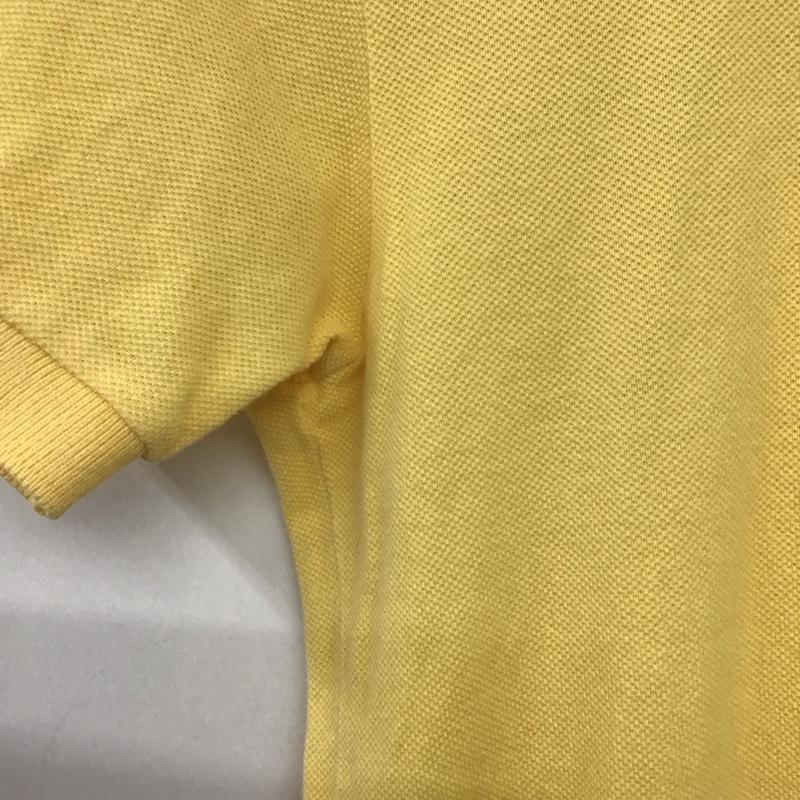 ラルフローレン RALPHLAUREN ポロシャツ 半袖 L 無地 黄 / イエロー / レディース USED 古着 中古 10136447