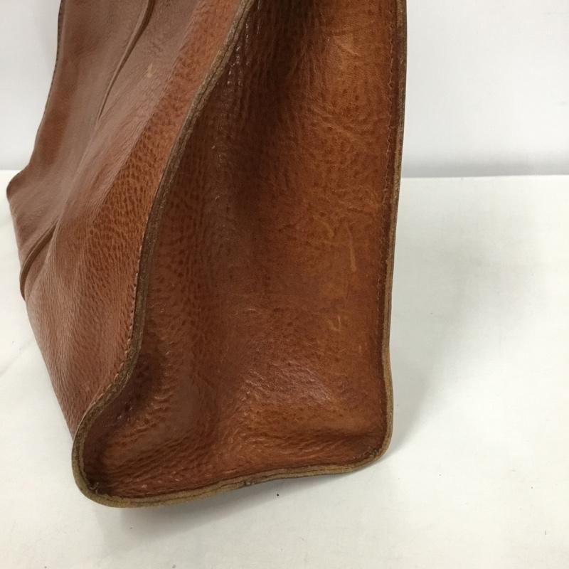 ゲンテン genten トートバッグ トートバッグ レザー 無地 茶 / ブラウン / レディース USED 古着 中古 10129113