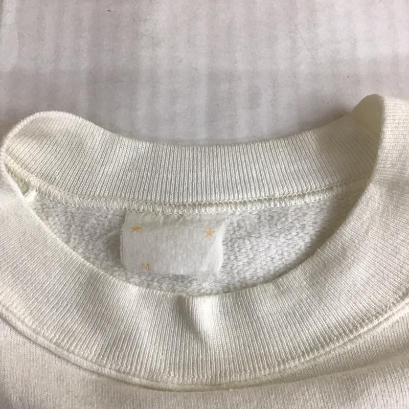 古着 USED トレーナー 長袖 スウェット裏起毛 プリント 白 / ホワイト /  メンズ USED 古着 中古 10116824
