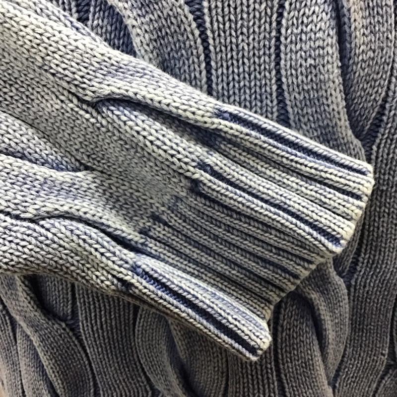 ポロラルフローレン POLO RALPH LAUREN ニット、セーター 長袖 長袖ニットカットソー ニット セーター クルーネックニット XL 青 / ブルー / メンズ USED 古着 中古 10111687