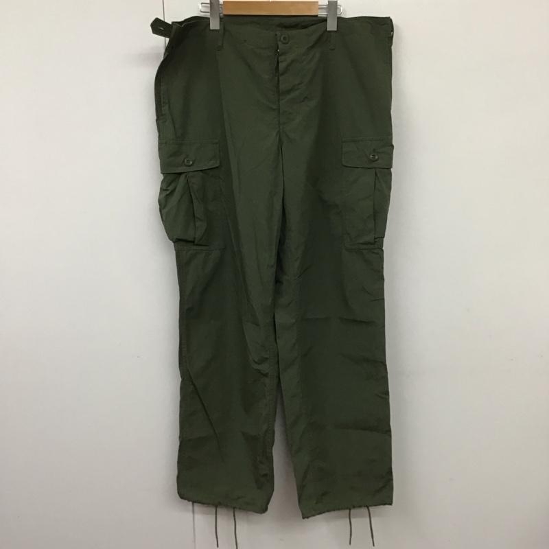 ミリタリー ミリタリー パンツ ワークパンツ、ペインターパンツ L 無地 カーキ / カーキ / メンズ USED 古着 中古 10130447