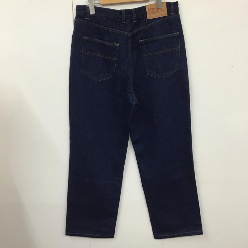 ステューシー STUSSY パンツ デニム、ジーンズ デニムパンツ ワイドパンツ ストレートパンツ カジュアルパンツ 34 無地 インディゴ / インディゴ /  メンズ USED 古着 中古 10121465