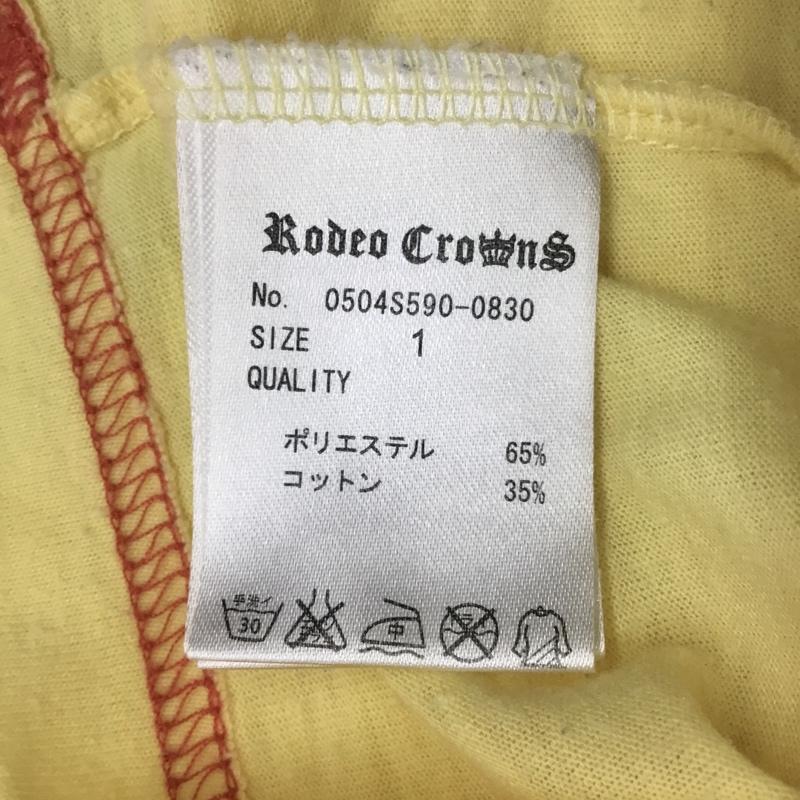 ロデオクラウンズ Rodeo Crowns タンクトップ タンクトップ 0504S590-0830 タンクトップ バックプリント 1 プリント 黄 / イエロー / レディース USED 古着 中古 10118170