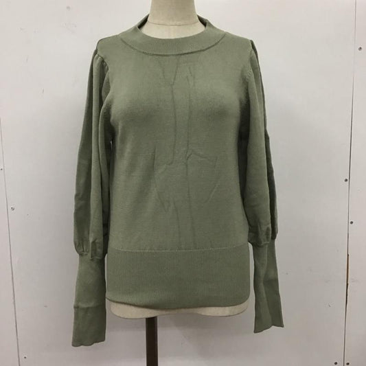 アルシーヴ archives ニット、セーター 長袖 長袖 M 無地 緑 / グリーン /  レディース USED 古着 中古 10108071