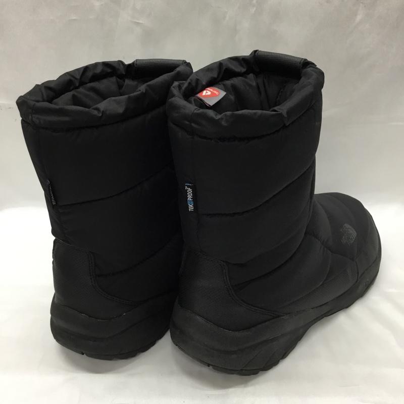 ザノースフェイス THE NORTH FACE アウトドアシューズ アウトドアシューズ NF51585 NUPTSE BOOTIE WP IV ヌプシ ブーティ ウォータープルーフ 26cm 箱有 26.0cm ロゴ、文字 黒 / ブラック / メンズ USED 古着 中古 10110159