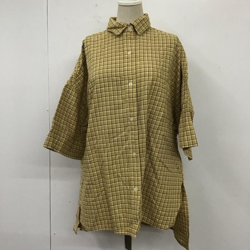 ローリーズファーム LOWRYS FARM シャツ、ブラウス 半袖 lf618039ad 半袖シャツ チェックシャツ カジュアルシャツ FREE チェック マルチカラー / マルチカラー / レディース USED 古着 中古 10109548