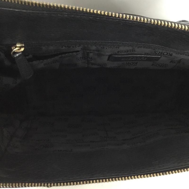 マイケルコース MICHAEL KORS ハンドバッグ ハンドバッグ ショルダーバッグ 2WAY ロゴ、文字 黒 / ブラック / X 金 / ゴールド / レディース USED 古着 中古 10128992
