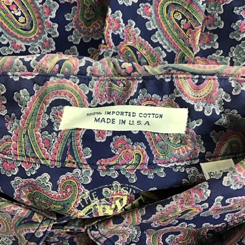 古着 USED シャツ、ブラウス 長袖 長袖シャツ 総柄シャツ カラーシャツ ポケットシャツ 総柄 マルチカラー / マルチカラー / メンズ USED 古着 中古 10125057