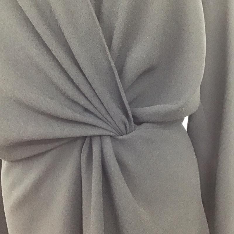 ザラ ZARA カットソー 長袖 M 無地 黒 / ブラック / レディース USED 古着 中古 10124895