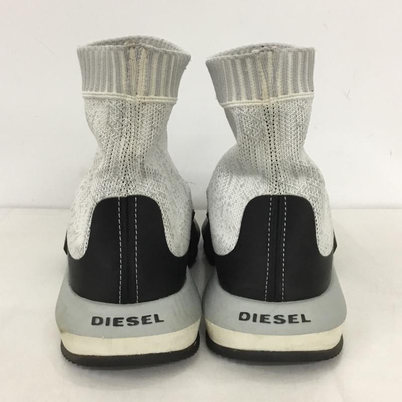 ディーゼル DIESEL スニーカー スニーカー S19-11-SB ソックススニーカー 27cm 27.0cm ロゴ、文字 灰 / グレー / メンズ USED 古着 中古 10139065