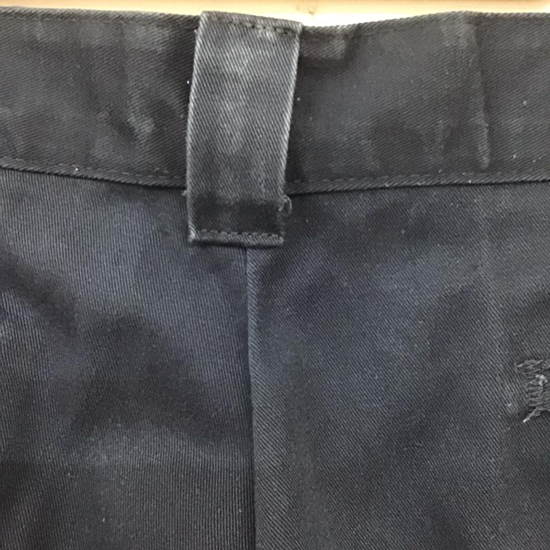 ディッキーズ Dickies パンツ チノパン チノパン スリムパンツ カジュアルパンツ 34 無地 紺 / ネイビー /  メンズ USED 古着 中古 10126116