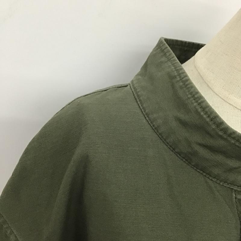 ニコアンド niko and... ジャケット、上着 ジャケット、ブレザー L 無地 カーキ / カーキ / レディース USED 古着 中古 10106120
