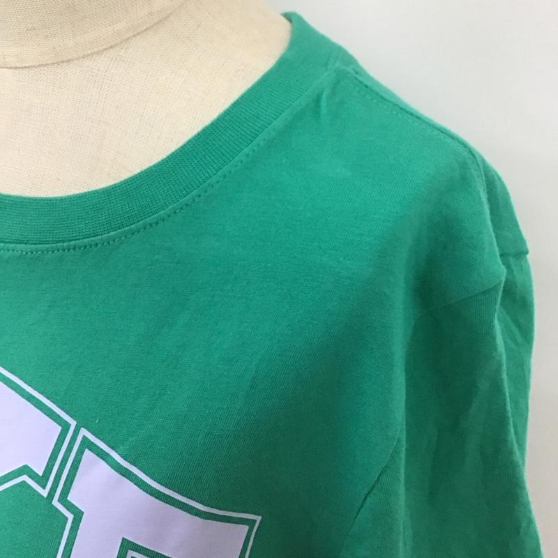 ナイキ NIKE Tシャツ 半袖 dr8988-370 NSWTEAMSSTシャツ 半袖カットソー プリントTシャツ クルーネックカットソー L ロゴ、文字 緑 / グリーン / レディース USED 古着 中古 10116308