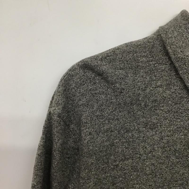 ポロラルフローレン POLO RALPH LAUREN ポロシャツ 長袖 長袖ポロシャツ 長袖カットソー カラーシャツ L ロゴ、文字 灰 / グレー / メンズ USED 古着 中古 10139689