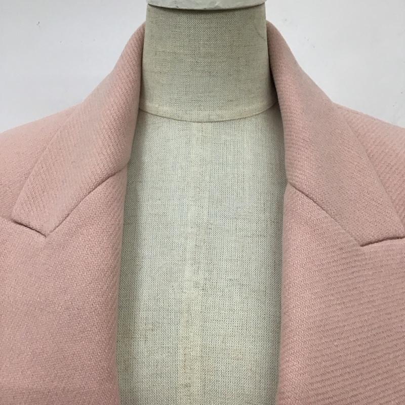 ザラ ZARA コート コート一般 9158 744 622 ロング丈 S 無地 桃 / ピンク / レディース USED 古着 中古 10118504