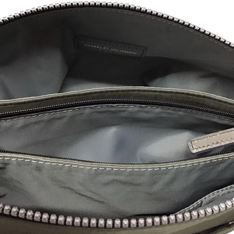 シャルルジョルダン CHARLES JOURDAN ショルダーバッグ ショルダーバッグ ロゴ、文字 カーキ / カーキ / レディース USED 古着 中古 10115846