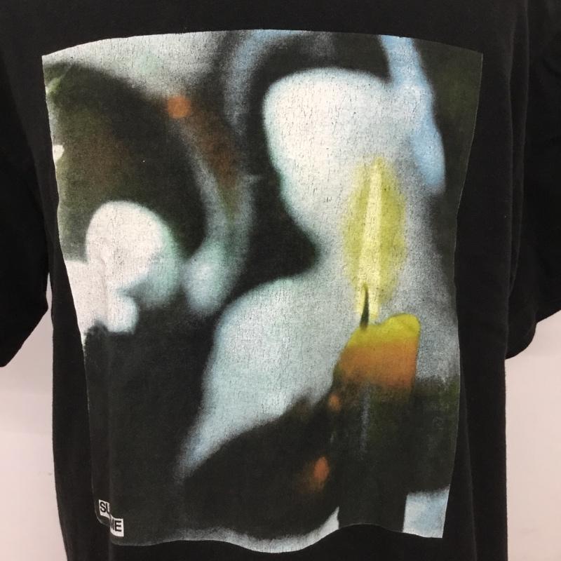 シュプリーム Supreme Tシャツ 半袖 17AW CandleTee キャンドル Tシャツ ロウソク マリア 半袖カットソー M プリント 黒 / ブラック /  メンズ USED 古着 中古 10109981