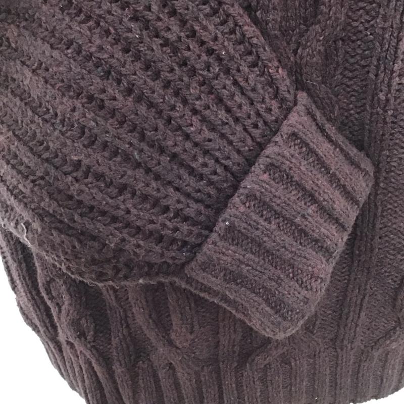 エルエルビーン L.L.Bean ニット、セーター 長袖 S 無地 えんじ / ワインレッド / メンズ USED 古着 中古 10111369