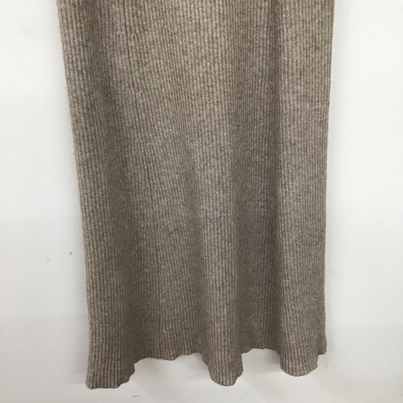 アルシーヴ archives ワンピース ロングスカート PM-20-169 バルーン袖ニットワンピース M 無地 紫 / パープル / レディース USED 古着 中古 10138653