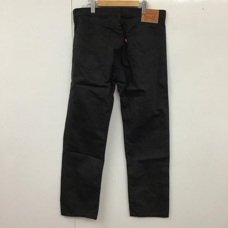 リーバイストラウスアンドコー Levi Strauss & co. パンツ デニム、ジーンズ デニムパンツ ワイドパンツ カジュアルパンツ ストレッチパンツ 36 無地 黒 / ブラック / メンズ USED 古着 中古 10130038